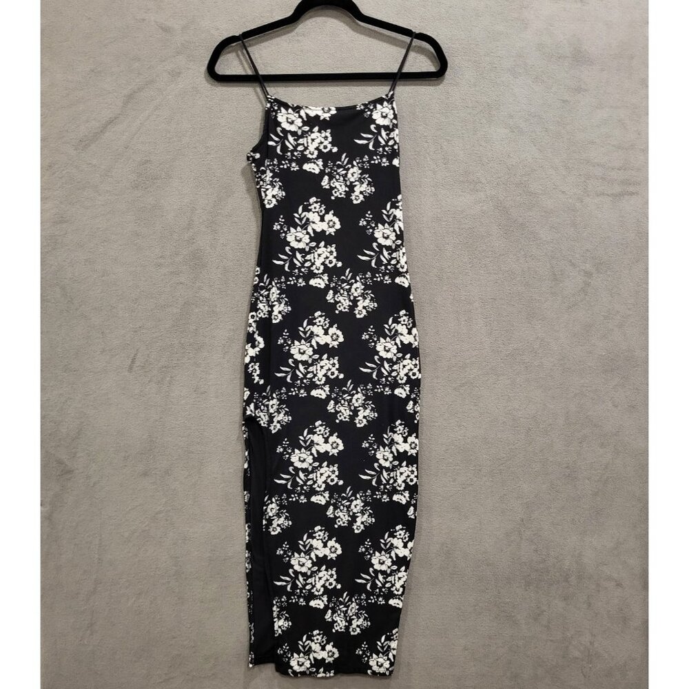 Faded Rose Y2K‎ Floral Slip Maxi Dress Women Size Small Festival Concert Summer